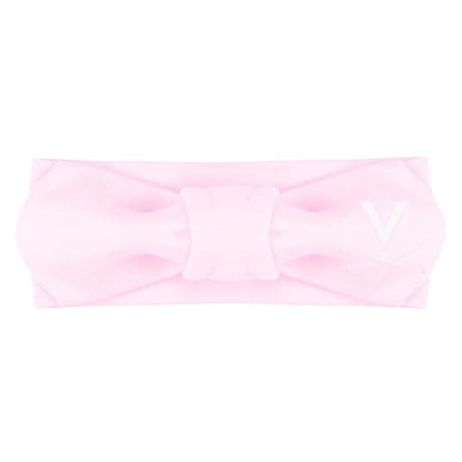 Creative Knitwear Virginia Cavaliers Infant Girls Pink Solid Hair Knot Headband Embroidered Logo - Size Newborn - 4T