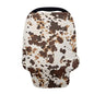 Youngerbaby Cow Nursing Cover for Newborns Breastfeeding Cover Scarf Baby Car Seat Covers Infant Stroller Cover Carseat Canopy for Girls and Boys Full Coverage