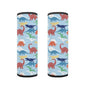 ENLACHIC Baby Car Seat Belt Cover, Cute Dinosaur Print Car Seat Shoulder Strap Pads, Infant Car Seat Cushion Safety Seatbelt Protector for Kids Boys Girls,Blue Dinosaur