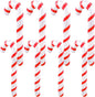 8 Pcs 47 Inch 35 Inch Christmas Inflatable Candy Canes Large Blow Up Candy Canes Balloons for Outdoor Christmas Holiday Party Decorations (Color Style 1)