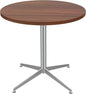 Round Office Table Conference Table Small Dining Table Coffee Meeting Table for Office Boardroom Kitchen Living Room Waterproof Desktop Easy Assembly 31.5 inch