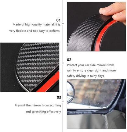 1 Pair Rain Eye Brow Car Rear Mirror Rear View Mirror