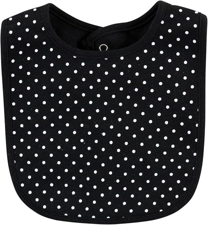 Hudson Baby Unisex Baby Cotton Bib and Headband Set