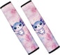 Car Seat Belt Pads Covers,Seatbelt Shoulder Strap Covers for Adult,2 Pack Standard Size Blue Axolotl Print