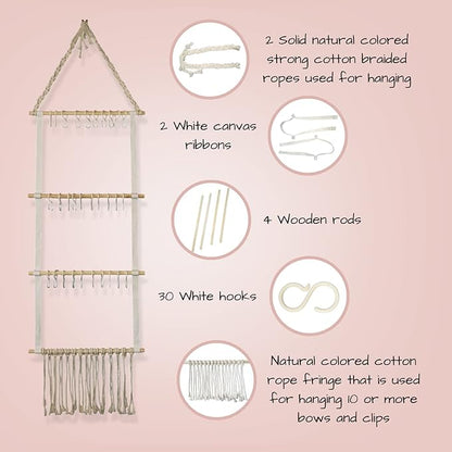 Baby Headband Holder - Organizer for Girls' Bows & Headbands
