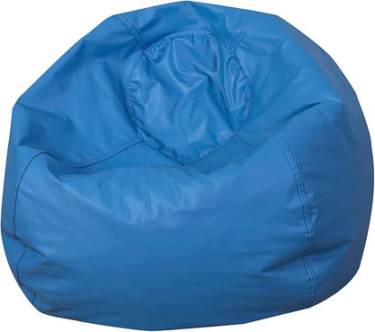 Children's Factory 35" Kids Bean Bag Chairs, Flexible Seating Classroom Furniture, Beanbag Ideal for Boy/Girl Toddler Daycare or Playroom, Deep Water (CF610-082)