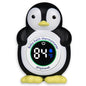 Baby Bath Thermometer, Floating Penguin Toy - Baby Bathing Safety Monitor, Cold and Warm Dual Zone Color Code, Real-time Water Temperature Sensor, Detachable Floating Toy, Special Supply for Maternal