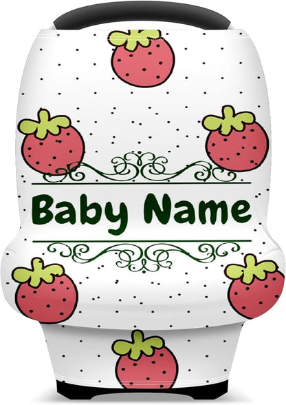Baby Car Seat Stroller Cover Nursing Cover New Mom Breastfeeding Scarf Soft Stretchy Infant Carrier Cover Car Canopy Coverage