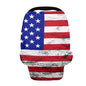 Coldinair Vintage American Flag Baby Car Seat Covers for Boys or Girls,Multi-use Cover,Baby Carseat Canopy,Nursing Cover for Breastfeeding