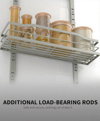 Moforoco Grey 9-Tier Over The Door Pantry Organizer, Pantry Organization and
