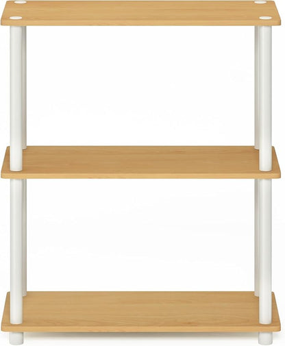 Furinno Turn-N-Tube Display Rack, 3-Tier Single, Beech