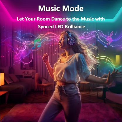 WS2812b Individually Addressable LED Strip 16.4FT 30Pixels/m TV Backlights Bluetooth APP Remote Control Music Sync USB 5V (Black PCB IP65, 16.4FT 150LEDS)