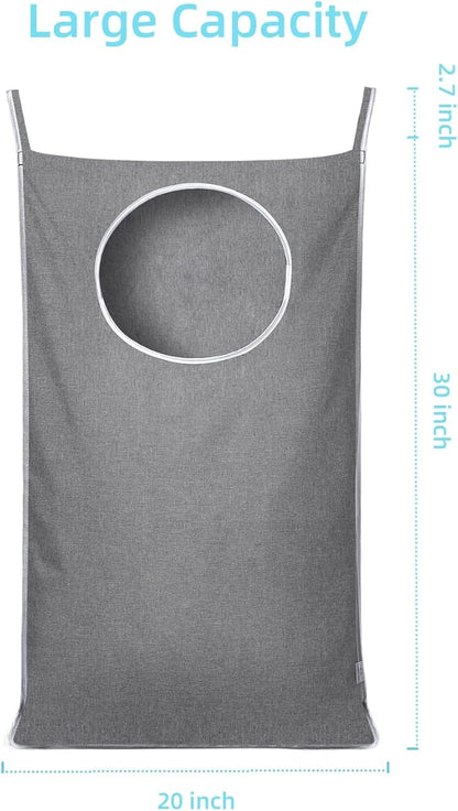 KEEPJOY 2Pack Space-Saving Hanging Laundry Bag, Door Laundry Hamper