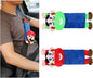 HODRME Car Seat Belt Covers for Kids-Cute Plush Safty Belt Protector Cushions Shoulder Pads, School Bag Strap Covers, Baby Carriage Strap Covers, 2 Pieces