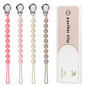 Pacifier Clips for Baby Girls Boys - Loviomad Silicone Paci Clip for Philips Avent Soothie Binky Holder, Baby Newborn Essentials Shower Birthday Gift (4-Pack)