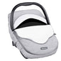 Yoofoss Baby Car Seat Cover Winter Carseat Canopies Cover to Protect Baby from Cold Wind, Super Warm Plush Fleece Baby Carrier Cover for Infant Boys Girls (Grey)