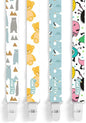 Baby Pacifier Clips, 4 Pack Binky Paci Holder and Leash Unisex for Boys and Girls Fits for Most Pacifier, Binkie Styles & Baby Teethers & Toys and Gift Universal Fit