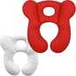 Baby Travel Pillow, Upgrade U-Shape Infant Pillow for Car Seat Pushchair and Stroller, Soft Comfortable Sleep Cushion for Kids Newborn and Toddler -Red