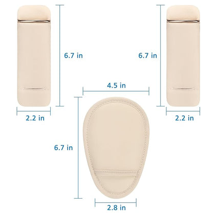 Accmor Car Seat Strap Pads Set for Baby Toddler Kids, Car Seat Strap Covers with Hip Support, Super Soft Seat Belt Covers Fits for All Car Seats, Pushchair, High Chair, Stroller