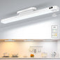 WILLED 5W Motion Sensor Magnetic Light Bar with Remote, Eye-Care Under Cabinet Lighting with Battery Level Display, Vanity Lights for Mirror, Stick on Lights for Cabinet, Closet, Desk and Bathroom