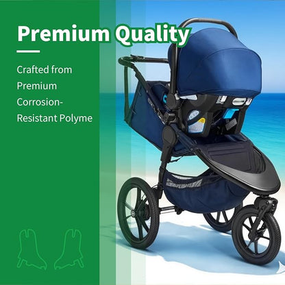 Car Seat Adapter for Summit X3 Stroller (Single Seat) - NOT Compatible with Double, Fits City Go 2/Air Infant Car Seats, Travel System Converter for Easy Stroller Integration, Quick-Release Design