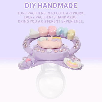 CutiePlusU Adult Sized Pacifier Dummy Big Shield DIY Handmade