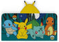 Pokemon Anime Kids Super Soft Bath/Pool/Beach Soft Cotton Terry Hooded Towel Wrap, 24 in x 50 in, (Official Licensed Product) By Franco
