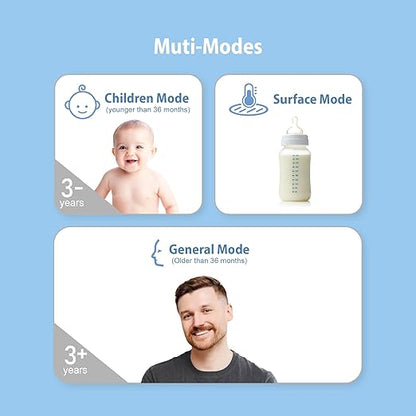 Uright Infrared Non Contact Forehead Thermometer, Made in Taiwan, No Touch Digital Thermometer for Adult, Baby and Children