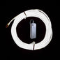 3m White neon Wire Flash Electroluminescence, Cutting El Wire,Used for DIY Design, Various Holiday Party Decoration. (White, 3m)