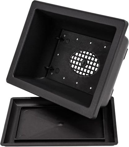20 PCS 9 Inch Bonsai Training Pots, Rectangular Bonsai Plants Growing Pot with 20 Humidity Trays and Drainage Built-in Mesh for Garden, Yard, Office, Porch, Balcony, Home Decoration