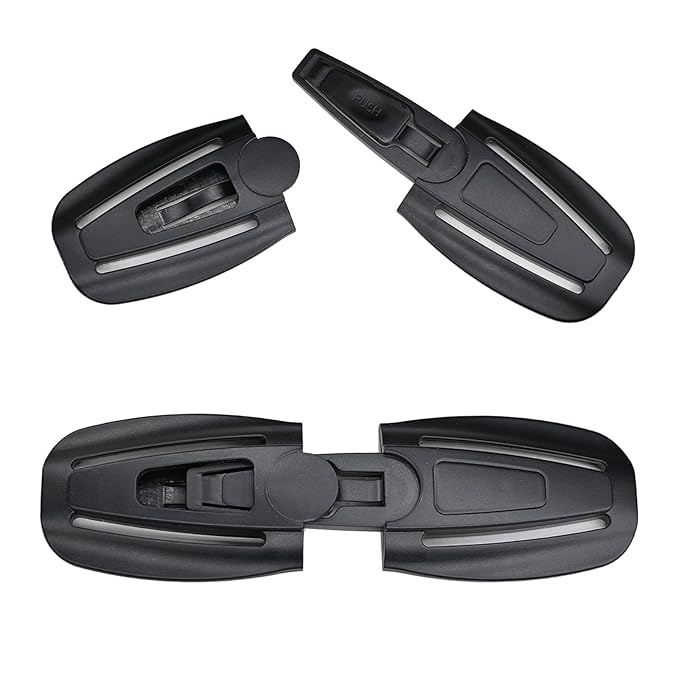 LiXiongBao Child Seat Chest Harness Buckle Lock Stroller Chest Buckle Universal Replacement for Baby and Kids Trend,Seat Chest Harness Buckle Parts (Black)