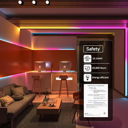 BTF-LIGHTING WS2811 IC=RGB+IC Addressable Color RGB LED Strip,16.4FT 30LED/m 10Pixels/m,IP65 Black PCB,UL Listed,Flexible DC12V Chasing Effect for Indoor Home Decor,3M Tape(No Adapter or Controller)