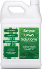 Simple Lawn Solutions - Liquid Iron Fertilizer Darker Green - Chelated Micronutrients - Concentrated Spray Booster for Turf Grass, Indoor Plants and Outdoor Garden (1 Gallon)