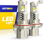 AUTOONE H13 LED Bulb, 22000LM 600% Brighter H13/9008 Led Fog Light Bulbs with Turbofan, 6000K Xenon White, Non-polarity Canbus Ready, Pack of 2