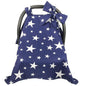 Multi-Use Baby Car Seat Cover Nursing Covers Breastfeeding Cover Carseat Canopy for Baby Shower Gift Blue Star Print