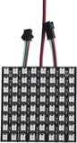BTF-LIGHTING WS2812B ECO RGB Alloy Wires 5050SMD Individual Addressable 8X8 256 Pixels LED Matrix Panel Flexible FPCB Full Color Works with WLED,SP802E,etc Controllers Image Video Text Display DC5V
