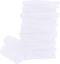 16 Pack Baby Washcloths - 10x10 Inch, Microfiber baby towel - Absorbent and Soft baby Wash Clothes for Newborns, Infants and Toddlers - Quick Dry for baby boys and girls face towel - White
