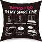 K-pop Decor, Just a Girl Who Loves K-pop Room Decor, Girls K-pop Gifts Rustic Anime Lovers Throw Pillow Covers for Living Room Home Girl Bedroom Decoration Gifts