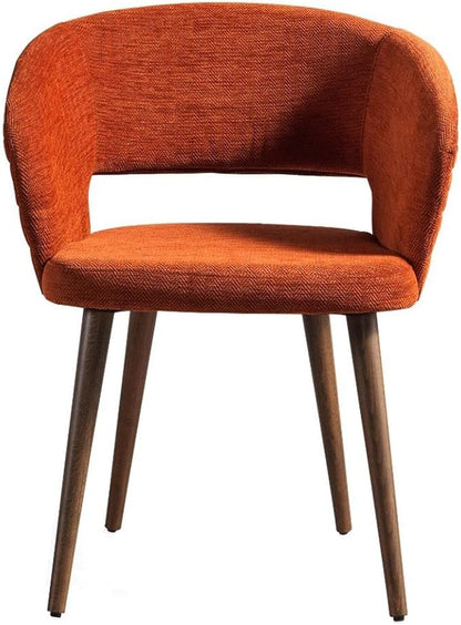 Ottomanson Dining Chair, Set of 2, Palermos Orange
