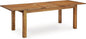 Signature Design by Ashley Dressonni Contemporary Dining Extension Table with Self-Storing Butterfly Leaf, Light Brown