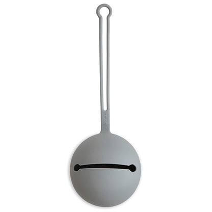 mushie Silicone Pacifier Holder Case (Stone)