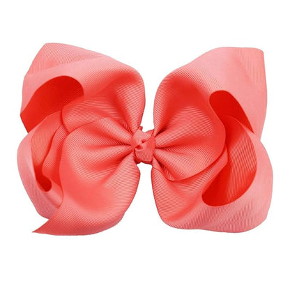 DeD 20 Pcs 8" Hair Bows Clips Boutique Grosgrain Ribbon Big Large Bows Alligator Hair Accessories For Baby Girls Teens Kids