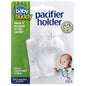 Baby Buddy Bear Pacifier Holder Clip Snaps to Paci, Teether, Toy, Clips onto Baby's Shirt, Pacifier Clip For Babies 4 Months and Up/Toddler Boys & Girls, Pacifier Holder, White, 1 Pack