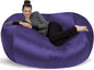 Sofa Sack Bean Bag Chair Cover, 6-Feet, Purple