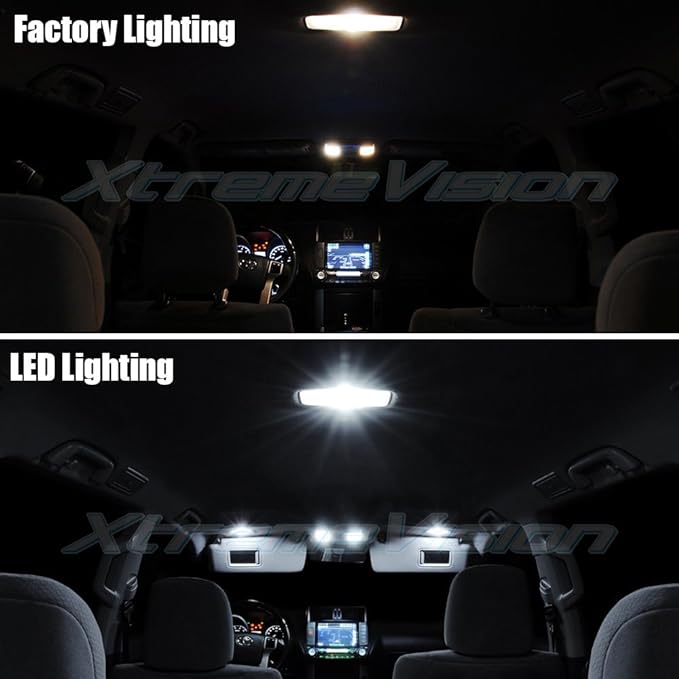 XtremeVision Interior LED for Subaru Impreza WRX STI Sedan 2008-2013 (6 Pieces) Pure White Interior LED Kit + Installation Tool