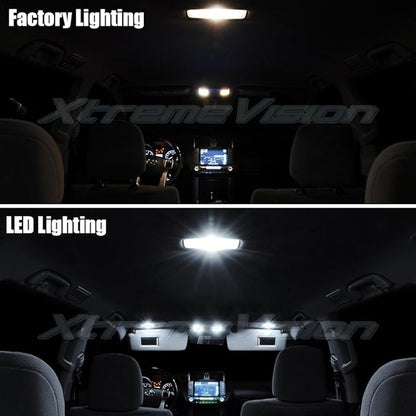 XtremeVision Interior LED for Subaru Impreza WRX STI Sedan 2008-2013 (6 Pieces) Pure White Interior LED Kit + Installation Tool