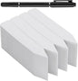 300 Pcs Plant Labels, 4 Inch Plastic Potted Plant Name Tags, Seedlings Seed Label Markers Nursery Plant Stake Tag with Bonus Marking Pen for Outdoor Indoor Garden Patio Flower Vegetable, White
