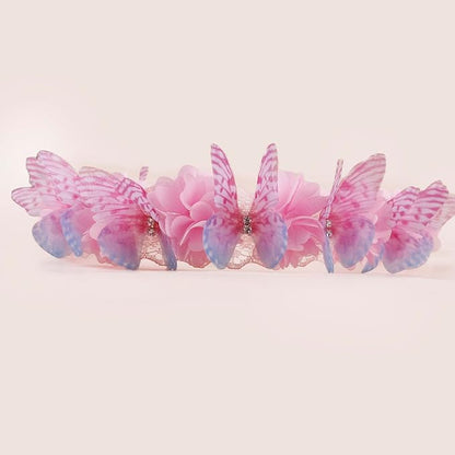 New Model Children Girl Lace Headbands Lace Flower Hairbands 2pcs Hair Accessories Gift for Children (lace-3)