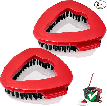 Scrub Brush, 2 Pack Spin Scrub Brush Replacement Head, Stiff Bristle Cleaning