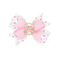YanJie 1pcs 4'' Baby Hair Bow for 8 Years Old 8th Birthday Outfit Girl Birthday Decorations for Girl Glitter Infants Hair Clips Accessories with Bows